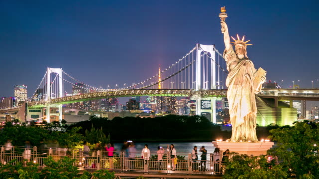 Odaiba & Replica Statue of Liberty